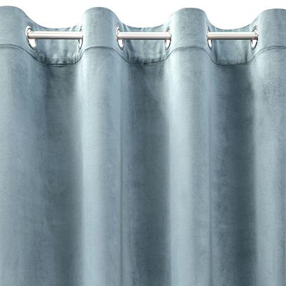 Zasłona gotowa na przelotkach ROSA 140x250 Design91 morska