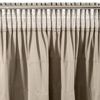 Zasłona gotowa na taśmie AURA 140x270 Eurofirany beżowy