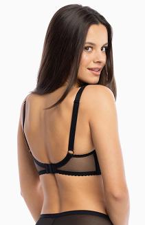 Biustonosz GAIA Semi-soft Hera 1124 półusztywnany czarny