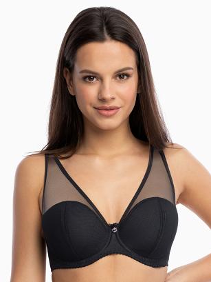 Biustonosz GAIA Semi-soft Hera 1124 półusztywnany czarny