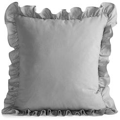 Poszewka dekoracyjna FALBANKA 45x45 Eurofirany srebrny