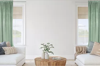 Zasłona gotowa na taśmie VELVET SOFT 140x270 welurowa szałwiowa