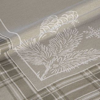 Obrus dekoracyjny CHO 140x200 Eurofirany ciemnobeżowy