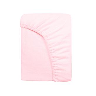 Prześcieradło frotte z gumką 160x200 Darymex jasno różowy
