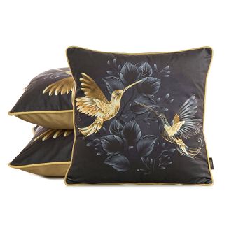 Poszewka dekoracyjna VELVET 45x45 Eurofirany czarny