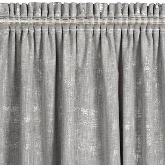 Zasłona gotowa na taśmie INES 140x270 Eurofirany srebrny