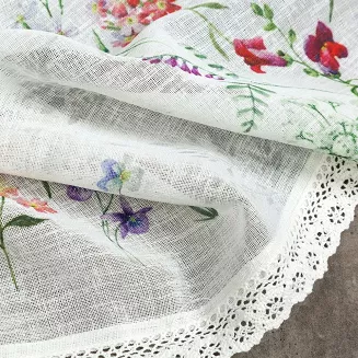 Firana gotowa na taśmie SYLWIA 150x60 Eurofirany biały/różowy
