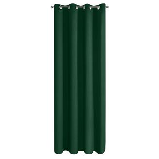 Zasłona gotowa na przelotkach LOGAN 140x250 Eurofirany zielony