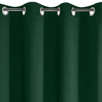 Zasłona gotowa na przelotkach LOGAN 140x250 Eurofirany zielony