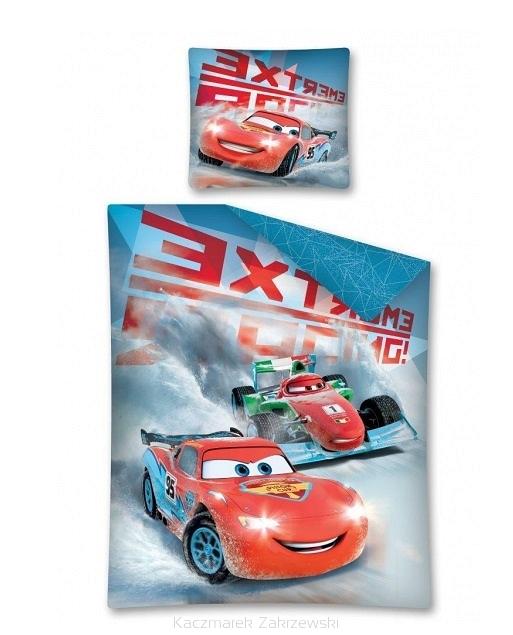 Pościel dla dzieci 160x200 wzór CARS AUTA Zygzak McQueen