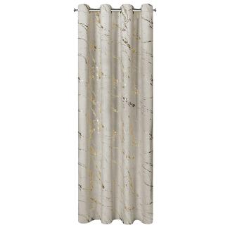 Zasłona gotowa na przelotkach MOLLY 140x250 Eurofirany beżowy