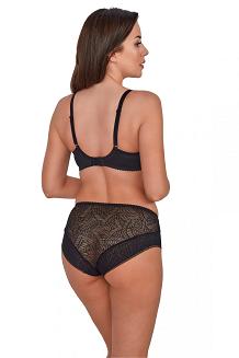 Biustonosz GAIA Semi-Soft Sandy 594 półusztywniany czarny