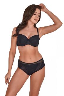 Biustonosz GAIA Semi-Soft Sandy 594 półusztywniany czarny