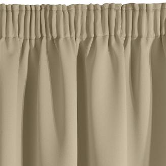 Zasłona gotowa na taśmie PARISA 135x270 Eurofirany beżowa