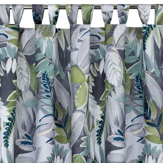 Zasłona gotowa na szelkach GARDEN 155x200 Eurofirany zielony