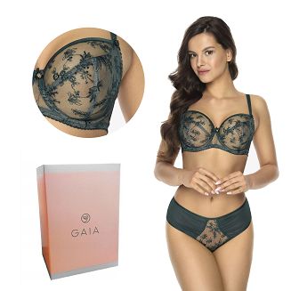 Biustonosz GAIA Soft Jasmine 1035 miękki szmaragdowy