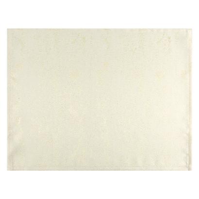Komplet 4 szt podkładek SPARKLE 30x40 Eurofirany kremowy/złoty z metaliczną nicią