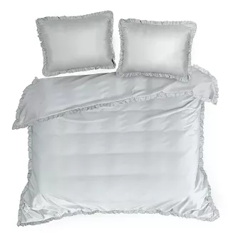 Pościel z mikrowłókna MI 220x200 Design91 srebrny