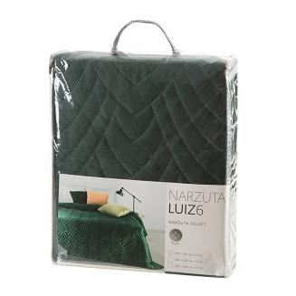 Narzuta dekoracyjna LUIZ 220x240 ciemnozielony