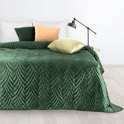 Narzuta dekoracyjna LUIZ 220x240 ciemnozielony