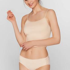 Figi damskie z koronką Babell kod 161 beżowe