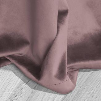 Pudrowa Zasłona Welurowa Z Kryształkami Na Taśmie 140x270 Shiny