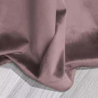 Pudrowa Zasłona Welurowa Z Kryształkami Na Taśmie 140x270 Shiny