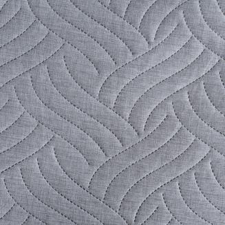 Narzuta dekoracyjna LEN 220x240 srebrny