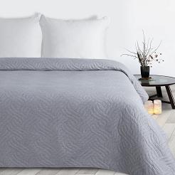 Narzuta dekoracyjna LEN 220x240 srebrny