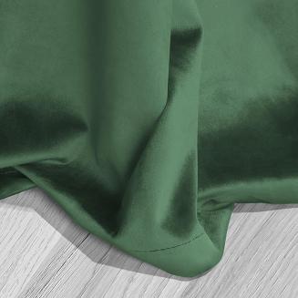 Butelkowa Zieleń Zasłona Welurowa Z Kryształkami Na Taśmie 140x270 Shiny