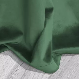 Butelkowa Zieleń Zasłona Welurowa Z Kryształkami Na Taśmie 140x270 Shiny