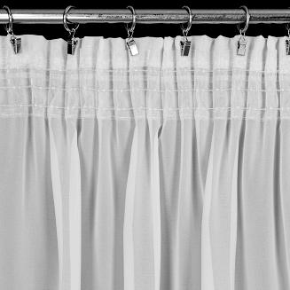 Firana gotowa na taśmie ARLETA Eurofirany biały