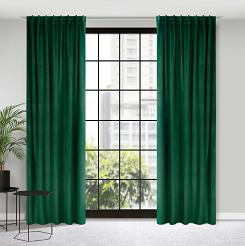 Zasłona gotowa na taśmie MADLEN 140x300 Eurofirany zielony