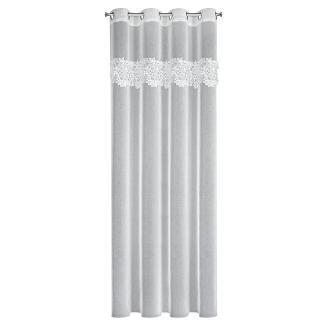 Firana gotowa na przelotkach ARTEMIDA 140x250 Eurofirany biały