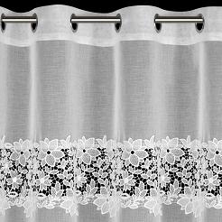 Firana gotowa na przelotkach ARTEMIDA 140x250 Eurofirany biały