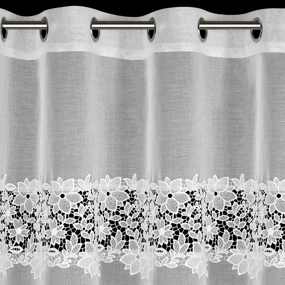 Firana gotowa na przelotkach ARTEMIDA 140x250 Eurofirany biały