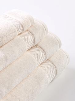 Ręcznik bawełniany Leo 50x90 kremowy
