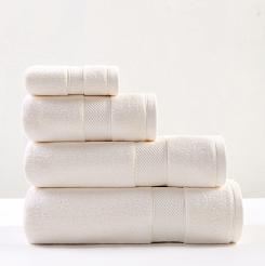 Ręcznik bawełniany Leo 50x90 kremowy