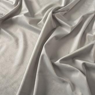 Zasłona gotowa na przelotkach VELVI 140x250 pastelowa szara