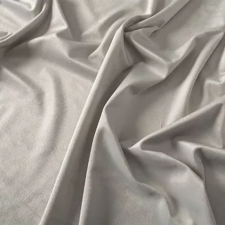 Zasłona gotowa na przelotkach VELVI 140x250 pastelowa szara
