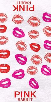 Ręcznik plażowy 70x140 biały kolorowe usta