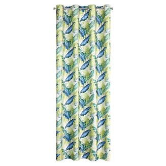 Zasłona gotowa na przelotkach BONNIE 140x250 Eurofirany zielony