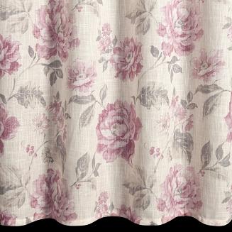 Zasłona gotowa na przelotkach DAVENA 140x250 Eurofirany naturalny