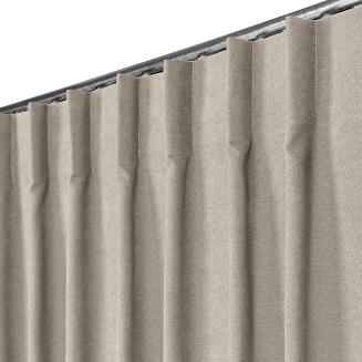 Zasłona gotowa na taśmie DORA Eurofirany beżowy