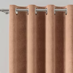 Zasłona gotowa na przelotkach MILAS 140x260 kawowa