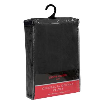Zasłona gotowa na taśmie ZAS 140x270 Pierre Cardin Eurofirany czarny