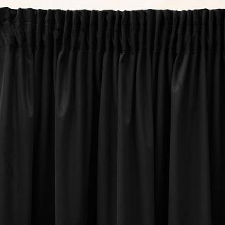 Zasłona gotowa na taśmie ZAS 140x270 Pierre Cardin Eurofirany czarny