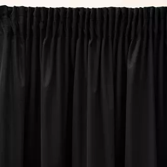 Zasłona gotowa na taśmie ZAS 140x270 Pierre Cardin Eurofirany czarny