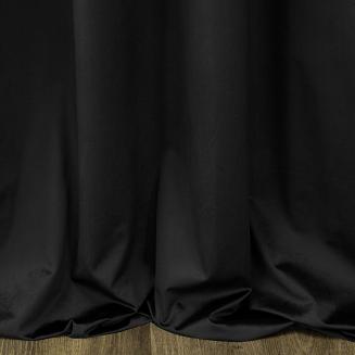 Zasłona gotowa na taśmie ZAS 140x270 Pierre Cardin Eurofirany czarny