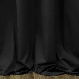 Zasłona gotowa na taśmie ZAS 140x270 Pierre Cardin Eurofirany czarny